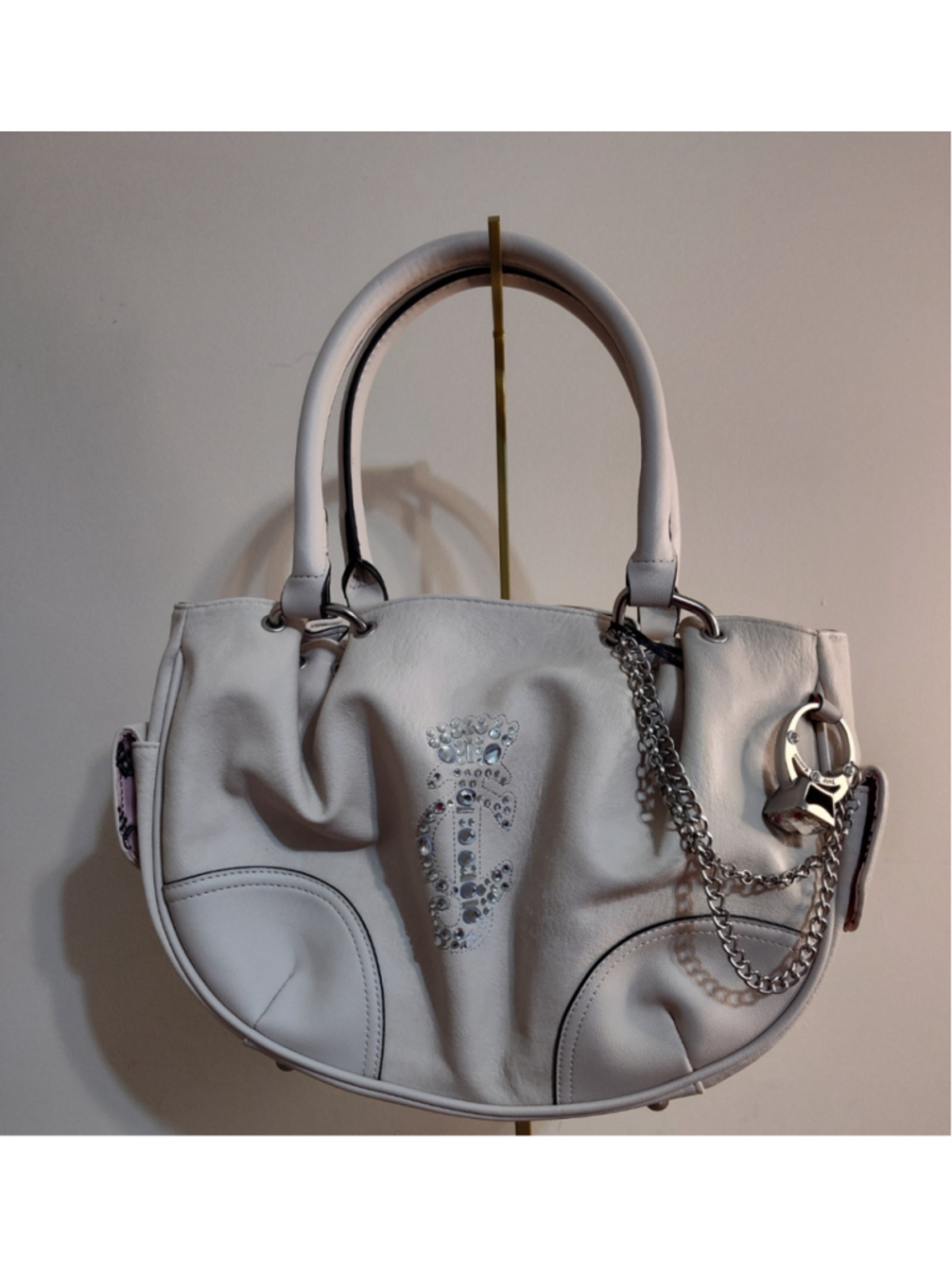 Women's Juicy Couture White Satchel Bag One Size